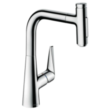 hansgrohe Talis Select M51 Einhebel-Küchenmischer 220, Ausziehbrause, 2jet, Chrom