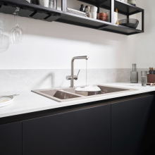 hansgrohe Talis M54 Einhebel-Küchenmischer 270, Geräteabsperrventil, 1jet, Edelstahl Finish