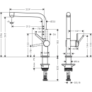 hansgrohe Talis M54 Einhebel-Küchenmischer 270,...