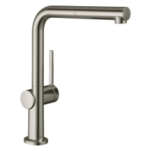 hansgrohe Talis M54 Einhebel-Küchenmischer 270, Niederdruck/offene Warmwasserbereiter, Ausziehauslauf, 1jet, Edelstahl Finish