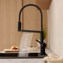 hansgrohe Talis Select M54 PowderSpray Einhebel-Küchenmischer Semi-Pro, 3jet, Mattschwarz