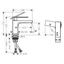 hansgrohe Tecturis E Einhebel-Waschtischmischer 80...