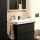 hansgrohe Tecturis E Einhebel-Waschtischmischer 80 CoolStart EcoSmart+ mit Zugstangen-Ablaufgarnitur, Mattschwarz