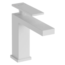 hansgrohe Tecturis E Einhebel-Waschtischmischer 110 EcoSmart+ mit Zugstangen-Ablaufgarnitur, Mattweiß