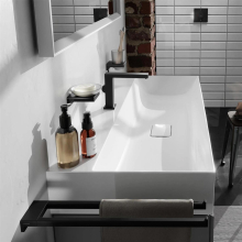 hansgrohe Tecturis E Einhebel-Waschtischmischer 110 Fine CoolStart EcoSmart+ ohne Ablaufgarnitur, Mattschwarz