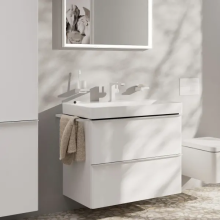 hansgrohe Tecturis E Einhebel-Waschtischmischer 110 Fine CoolStart EcoSmart+ ohne Ablaufgarnitur, Mattweiß