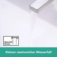 hansgrohe Tecturis E Einhebel-Waschtischmischer Unterputz für Wandmontage EcoSmart+ mit Auslauf 22,5 cm, Chrom