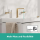 hansgrohe Tecturis E 2-Loch Waschtischmischer 150 CoolStart EcoSmart+ mit Ablaufgarnitur, Brushed Bronze