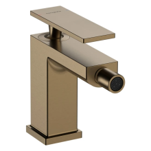 hansgrohe Tecturis E Einhebel-Bidetmischer mit Zugstangen-Ablaufgarnitur, Brushed Bronze