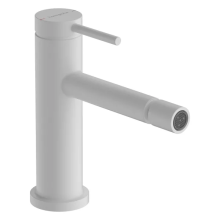 hansgrohe Tecturis S Einhebel-Bidetmischer mit Zugstangen-Ablaufgarnitur, Mattweiß
