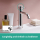 hansgrohe Tecturis S Einhebel-Waschtischmischer 110 EcoSmart+ mit Zugstangen-Ablaufgarnitur, Chrom