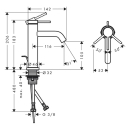 hansgrohe Tecturis S Einhebel-Waschtischmischer 110...