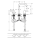 hansgrohe Tecturis S 3-Loch Waschtischarmatur 150 EcoSmart+ mit Push-Open Ablaufgarnitur, Chrom