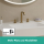 hansgrohe Tecturis S 3-Loch Waschtischarmatur 150 EcoSmart+ mit Push-Open Ablaufgarnitur, Brushed Bronze