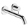 hansgrohe Tecturis S Einhebel-Waschtischmischer Unterputz für Wandmontage EcoSmart+ mit Auslauf 22,5 cm, Chrom