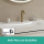 hansgrohe Tecturis S 2-Loch Waschtischmischer 150 CoolStart EcoSmart+ mit Ablaufgarnitur, Brushed Bronze