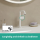 hansgrohe Tecturis S Einhebel-Waschtischmischer 210 Fine CoolStart EcoSmart+ mit Schwenkauslauf und Push-Open Ablaufgarnitur, Mattweiß