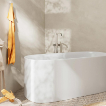 hansgrohe Tecturis S Einhebel-Wannenmischer bodenstehend, Chrom