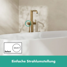 hansgrohe Tecturis S Einhebel-Wannenmischer bodenstehend, Brushed Bronze