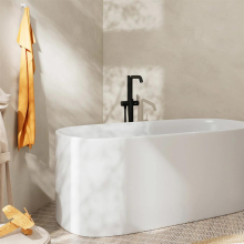 hansgrohe Tecturis S Einhebel-Wannenmischer bodenstehend, Mattschwarz