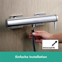 hansgrohe Tecturis E Einhebel-Brausemischer Aufputz, Chrom