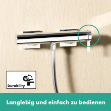 hansgrohe Tecturis E Einhebel-Brausemischer Aufputz, Chrom