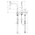 hansgrohe Metris Select M71 2-Loch Einhebel-Küchenmischer 200, Ausziehbrause, 2jet, Chrom