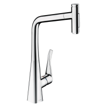 hansgrohe Metris Select M71 Einhebel-Küchenmischer 320, Ausziehbrause, 2jet, Chrom