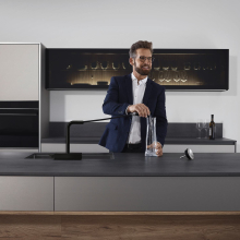 hansgrohe Aquno Select M81 Einhebel-Küchenmischer 250, Ausziehauslauf, 2jet, sBox, Mattschwarz