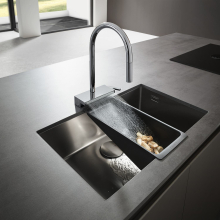 hansgrohe Aquno Select M81 Einhebel-Küchenmischer 170, Ausziehbrause, 3jet, sBox, Chrom