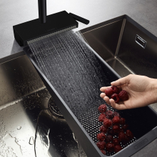 hansgrohe Aquno Select M81 Einhebel-Küchenmischer 170, Ausziehbrause, 3jet, sBox, Mattschwarz