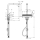 hansgrohe Aquno Select M81 Einhebel-Küchenmischer 250, Ausziehauslauf, 2jet, Edelstahl Finish