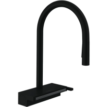 hansgrohe Aquno Select M81 Einhebel-Küchenmischer 170, Ausziehbrause, 3jet, Mattschwarz
