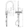 hansgrohe Aquno Select M81 Einhebel-Küchenmischer 170, Ausziehbrause, 3jet, Edelstahl Finish