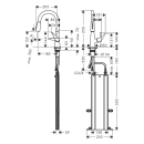 hansgrohe Talis M51 Einhebel-Küchenmischer 160,...