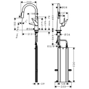 hansgrohe Talis M51 Einhebel-Küchenmischer 200,...