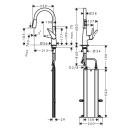 hansgrohe Talis M51 Einhebel-Küchenmischer 200,...
