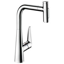 hansgrohe Talis Select M51 Einhebel-Küchenmischer 300, Ausziehbrause, 2jet, sBox, Chrom
