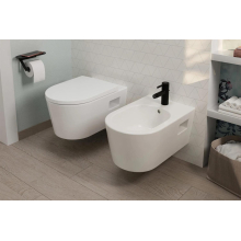 hansgrohe Zesis S Einhebel-Bidetmischer mit Metall Zugstangen-Ablaufgarnitur, Mattschwarz