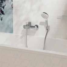 hansgrohe Zesis S Einhebel-Wannenmischer Aufputz, Chrom