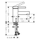 hansgrohe Zesis S Einhebel-Waschtischmischer 70 CoolStart...