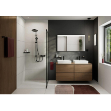 hansgrohe Zesis S Einhebel-Waschtischmischer 100 CoolStart mit Zugstangen-Ablaufgarnitur, Mattschwarz
