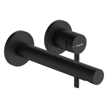 hansgrohe Zesis S Einhebel-Waschtischmischer Unterputz für Wandmontage mit Auslauf 19,4 cm, Mattschwarz