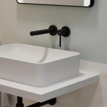 hansgrohe Zesis S Einhebel-Waschtischmischer Unterputz für Wandmontage mit Auslauf 19,4 cm, Mattschwarz