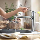 hansgrohe Zesis M33 Einhebel-Küchenmischer, 160,...