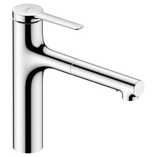 hansgrohe Zesis M33 Einhebel-Küchenmischer 160, Ausziehbrause, 2jet, sBox lite, Chrom