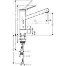 hansgrohe Zesis M33 Einhebel-Küchenmischer, 200,...