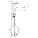 hansgrohe Zesis M33 Einhebel-Küchenmischer 160,...