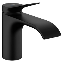 hansgrohe Vivenis Standventil 80 mit Hebelgriff für Kaltwasser oder vorgemischtes Wasser ohne Ablaufgarnitur, Mattschwarz