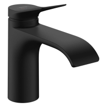 hansgrohe Vivenis Einhebel-Waschtischmischer 80 CoolStart mit Zugstangen-Ablaufgarnitur, Mattschwarz